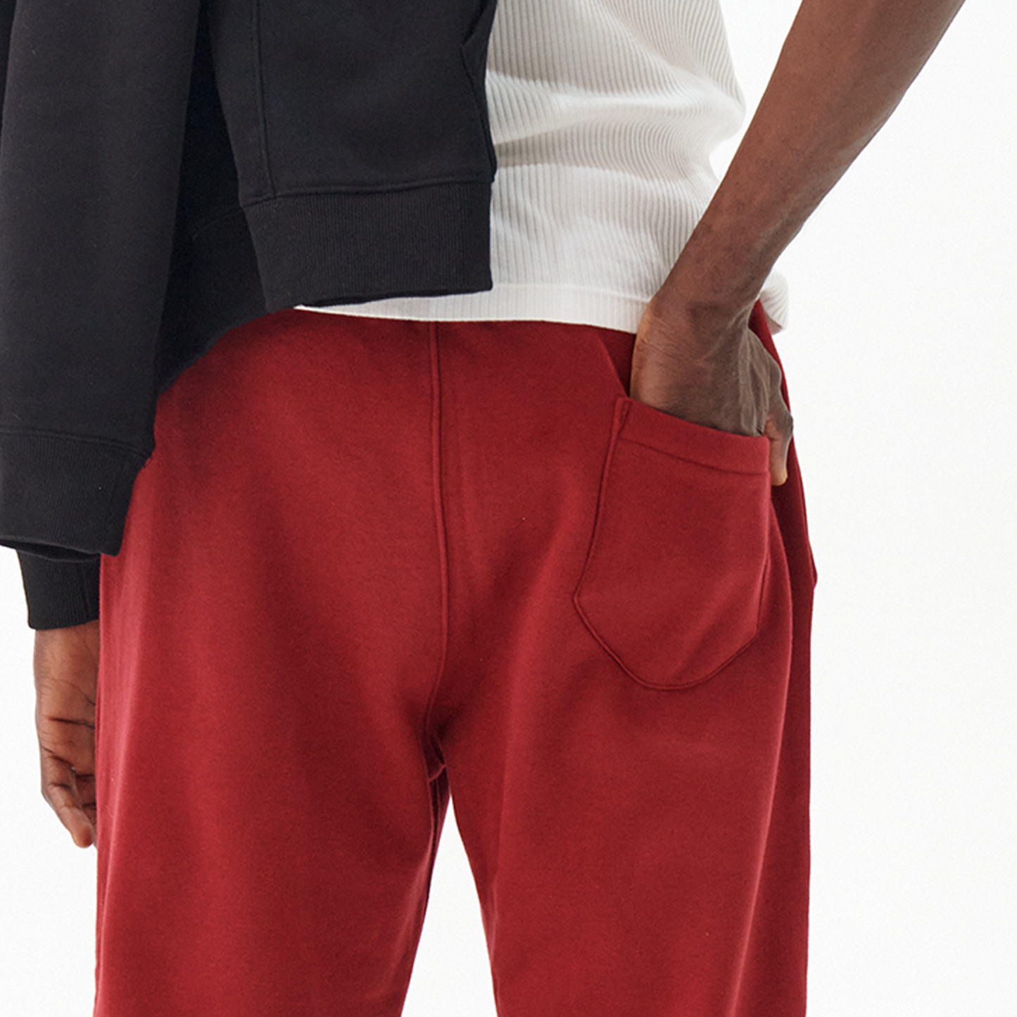 Core Straight Leg Sweat Pants Ruby