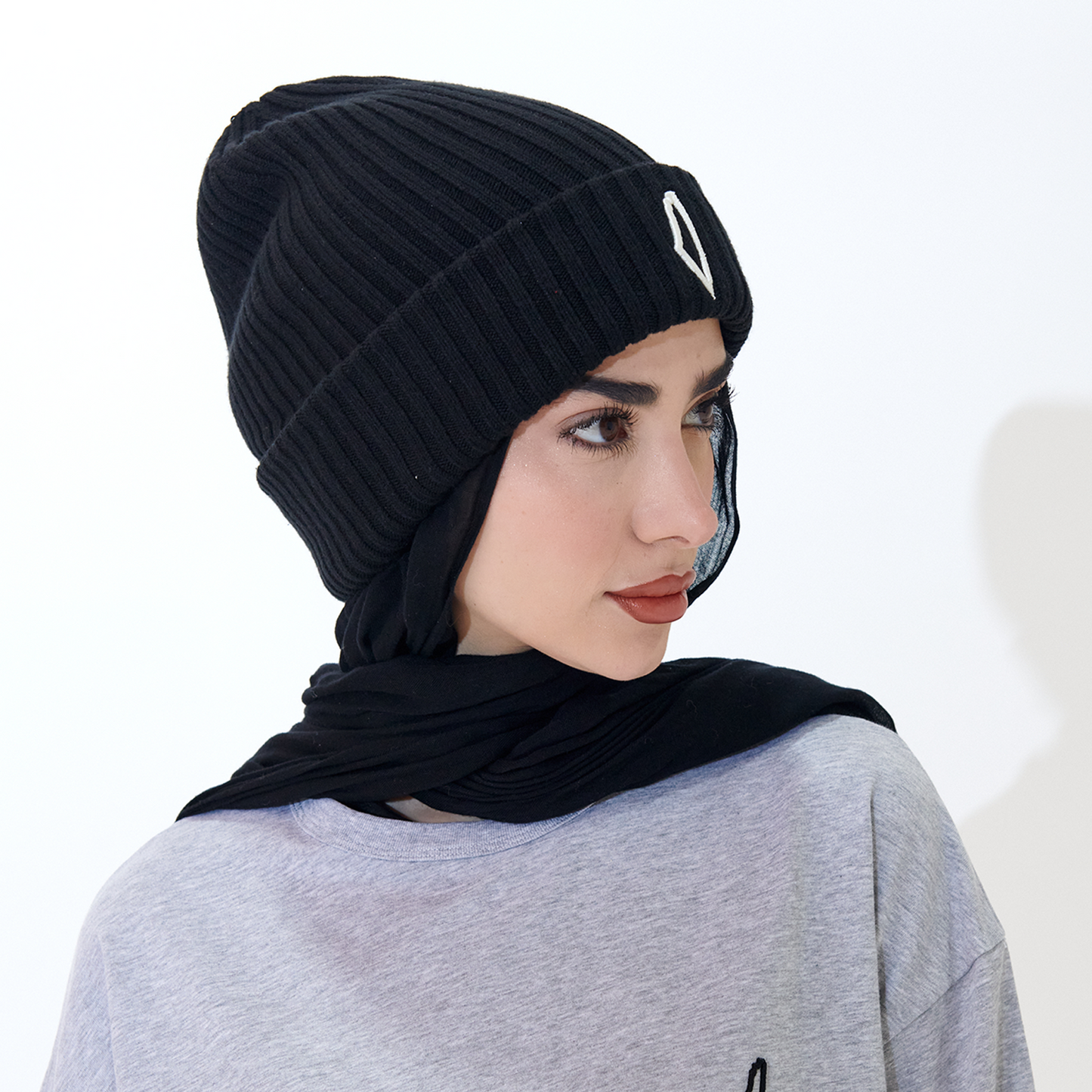 Core Knit Beanie Black