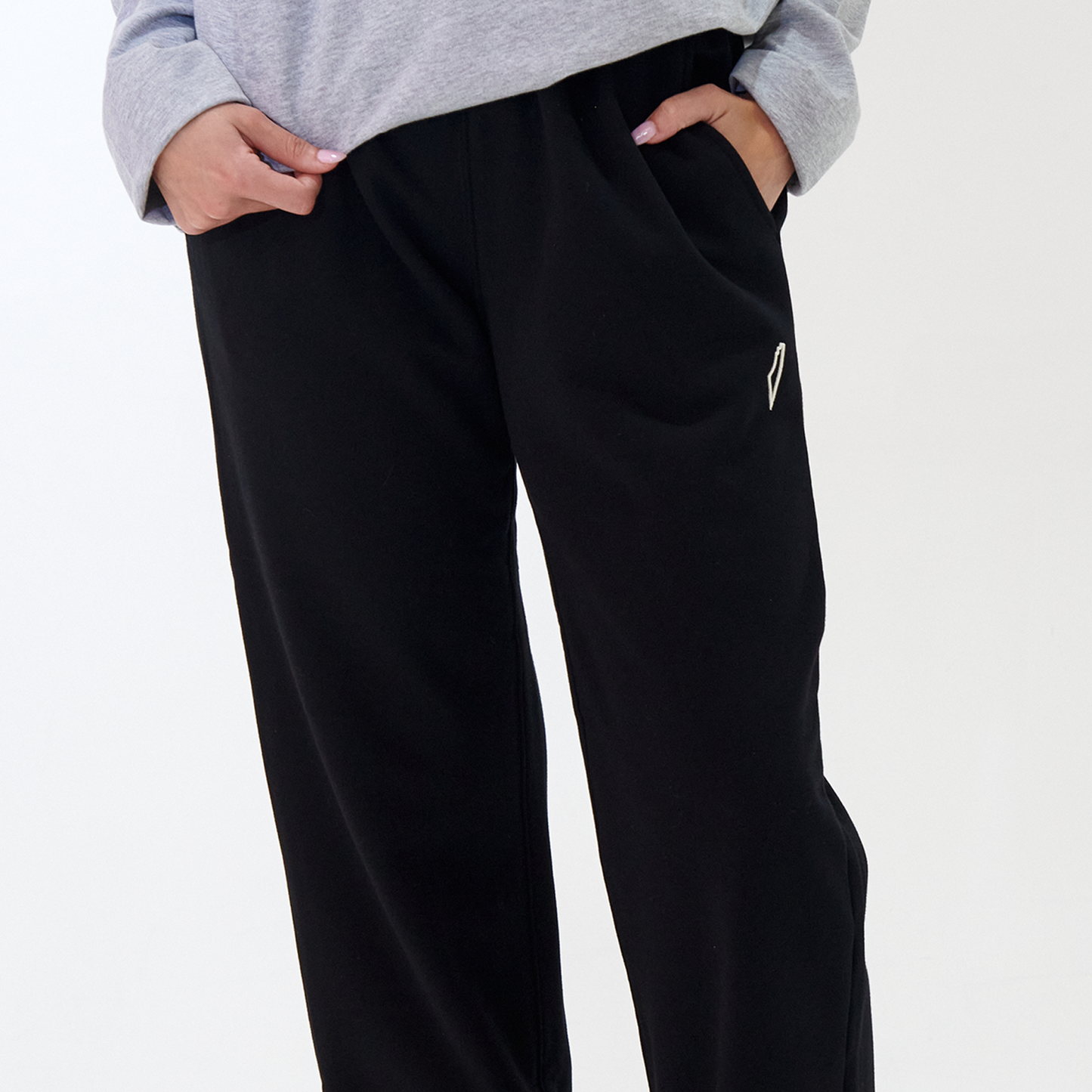 Core Straight Leg Sweat Pants Black