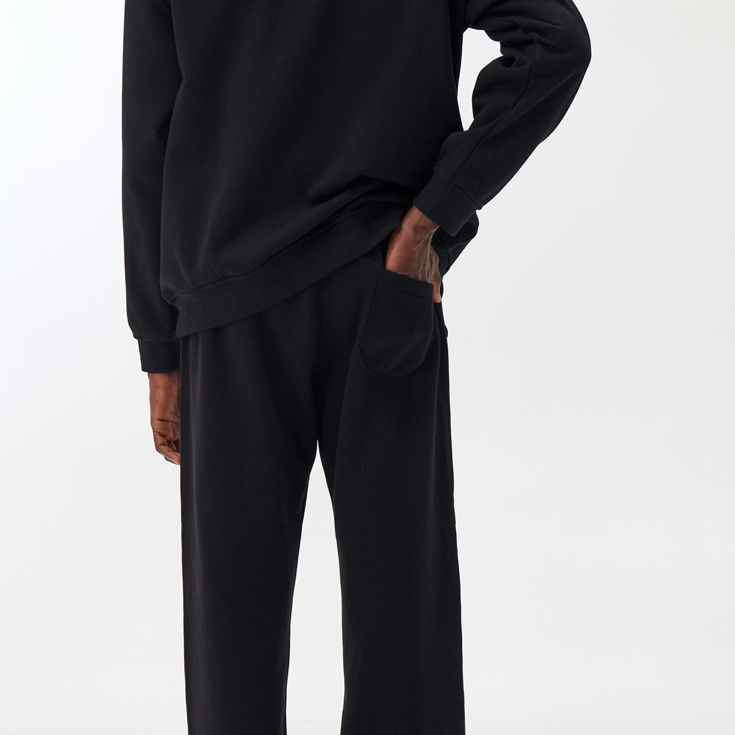 Core Straight Leg Sweat Pants Black