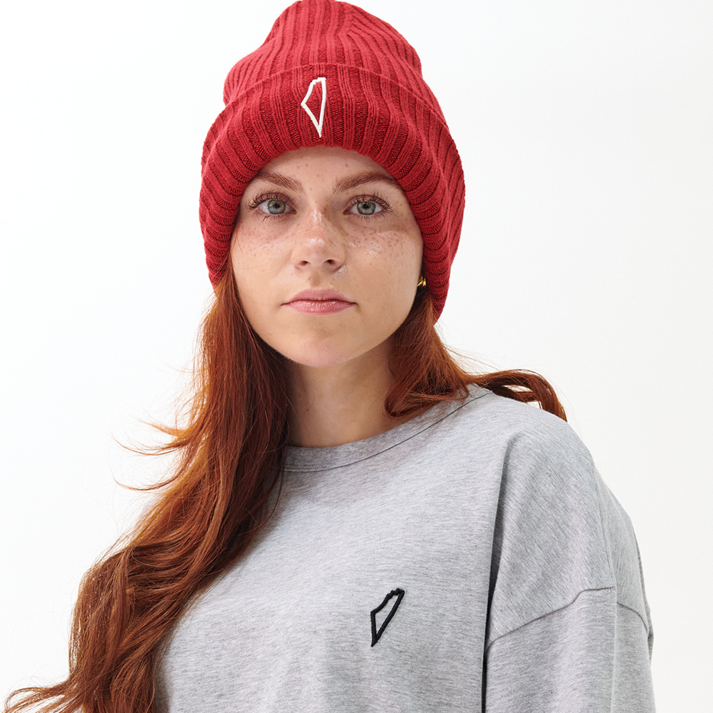 Core Knit Beanie Ruby