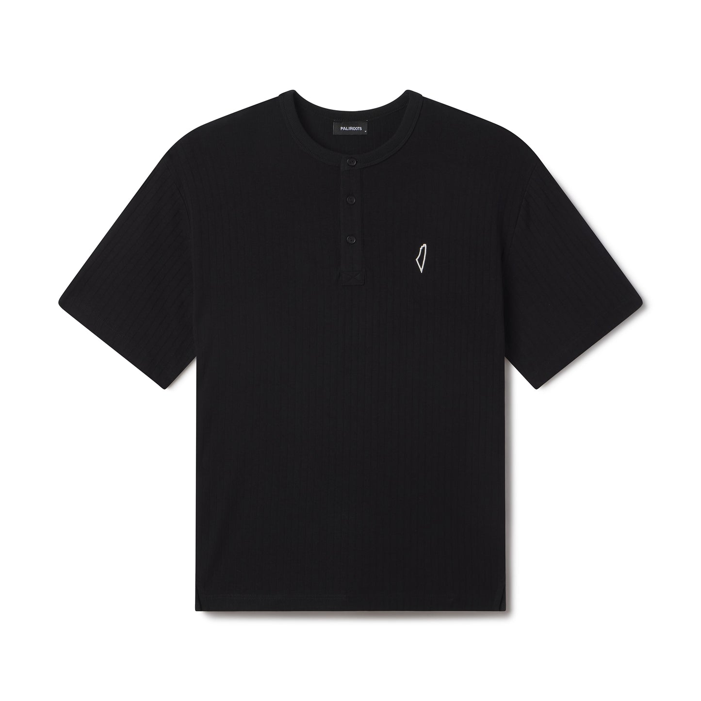 Core Henley Polo Black