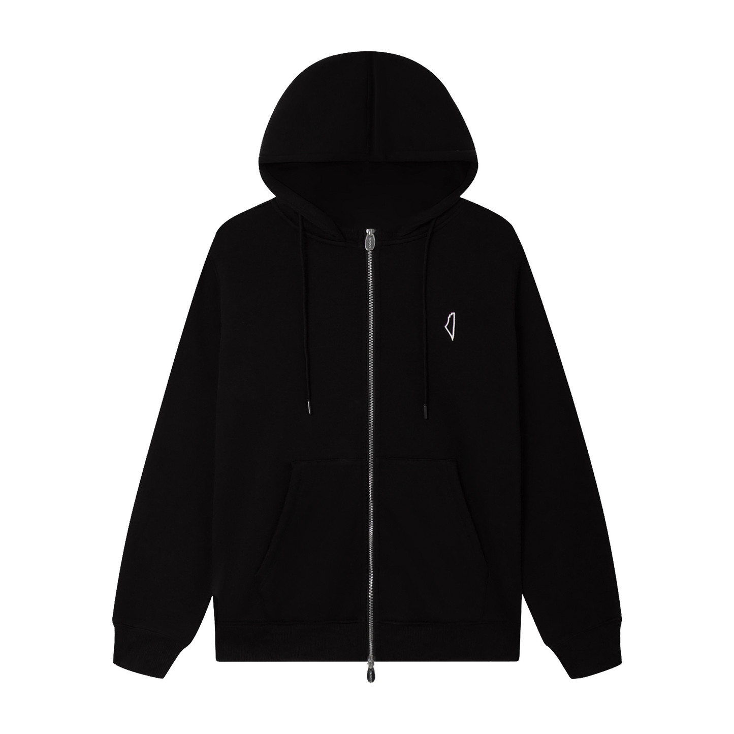 Core Zip Up Hoodie Black