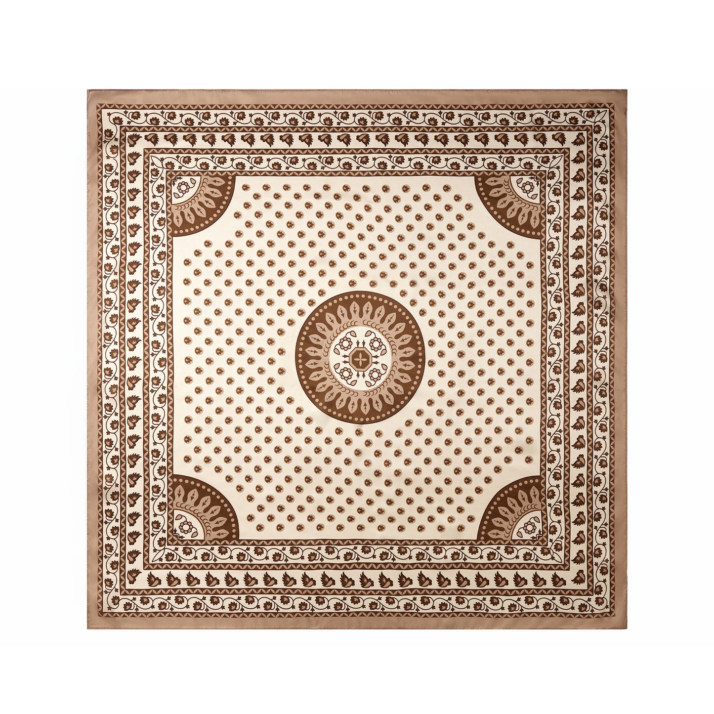 Asba Silk Bandana Brown